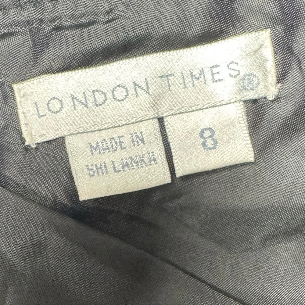 London Times | One Shoulder Dress - Black - NWT - Picture 8 of 14